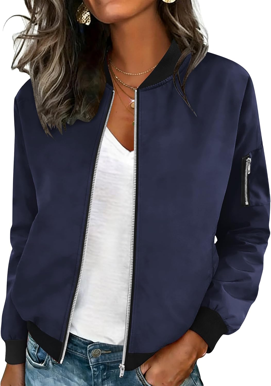 Detalle de HOTOUCH Women's Casual Jacket, Polyester