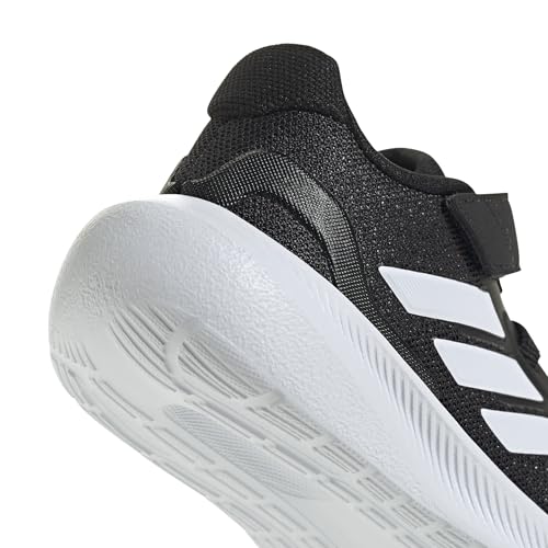 Thumbnail 8 de adidas Unisex niños RUNFALCON 5: zapatillas con Cloudfoam y cordones elásticos, Core Black/Cloud White