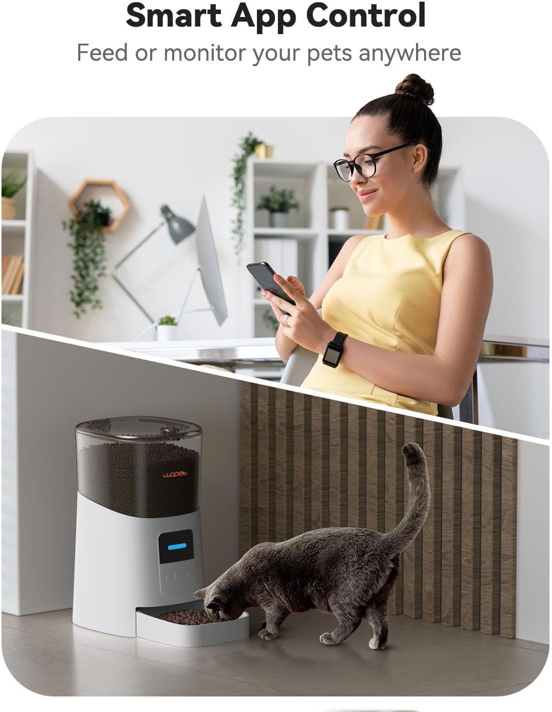 Detalle de WOPET Automatic Pet Feeder 6L