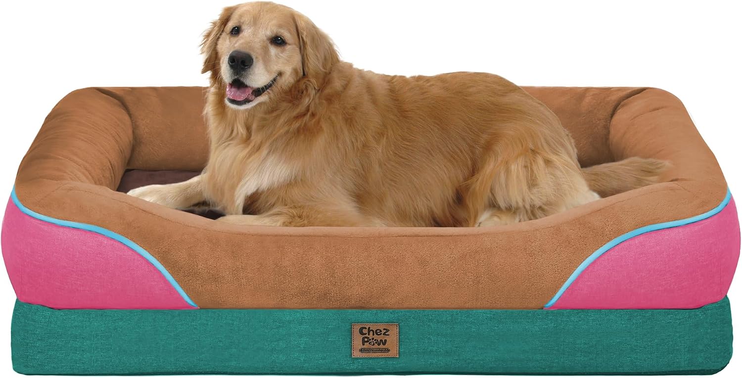 Detalle de Chez Paw Orthopedic Dog Bed, 42 x 30 Inch