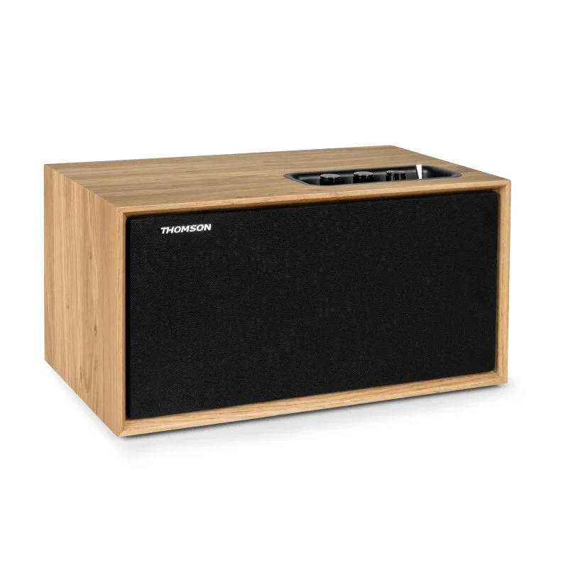 Detalle de Thomson WS502 Altavoz Bluetooth madera 100 W 🔊