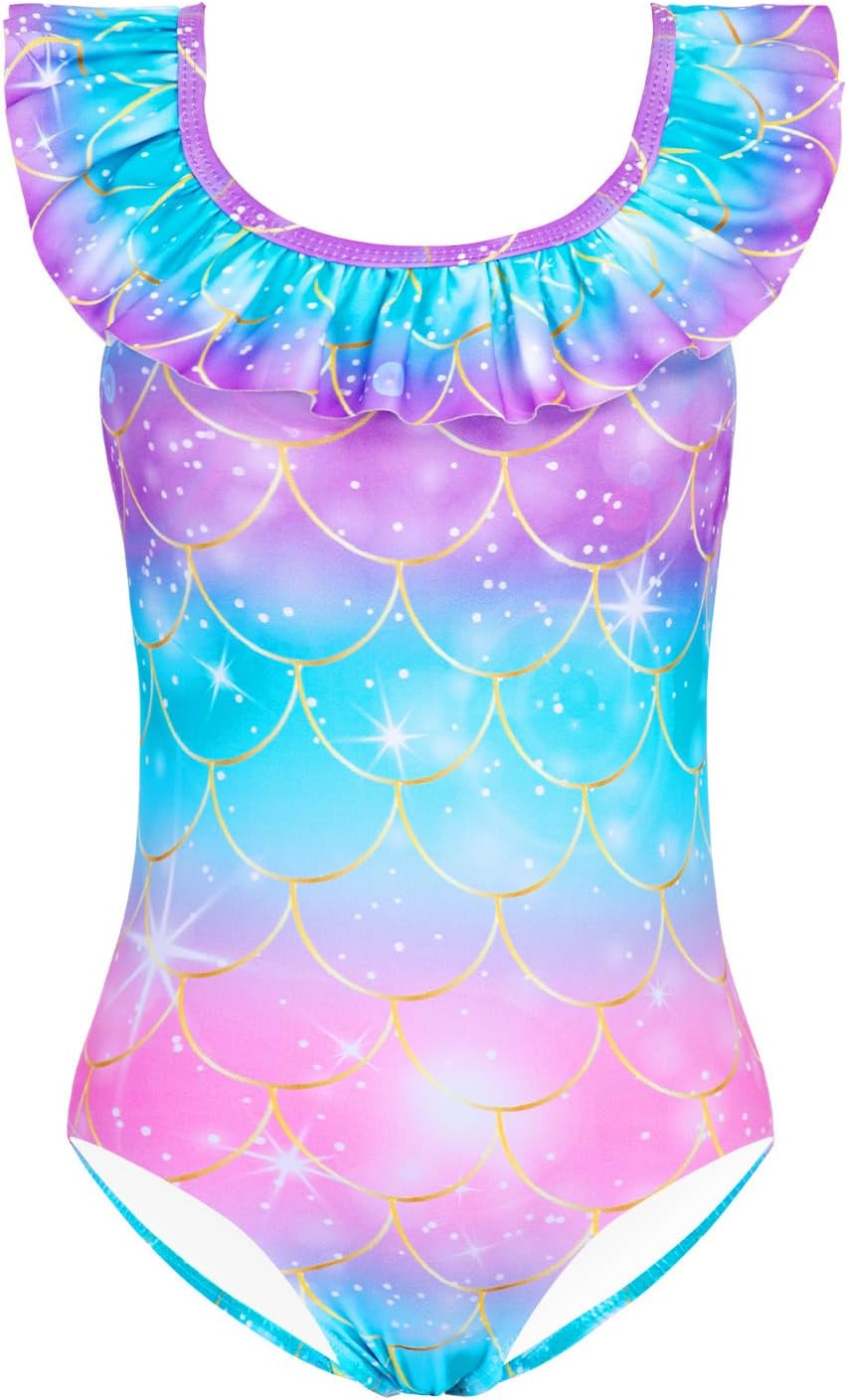 Thumbnail 6 de XiaoMoSha Girls One-Piece Swimsuit with Adjustable Straps