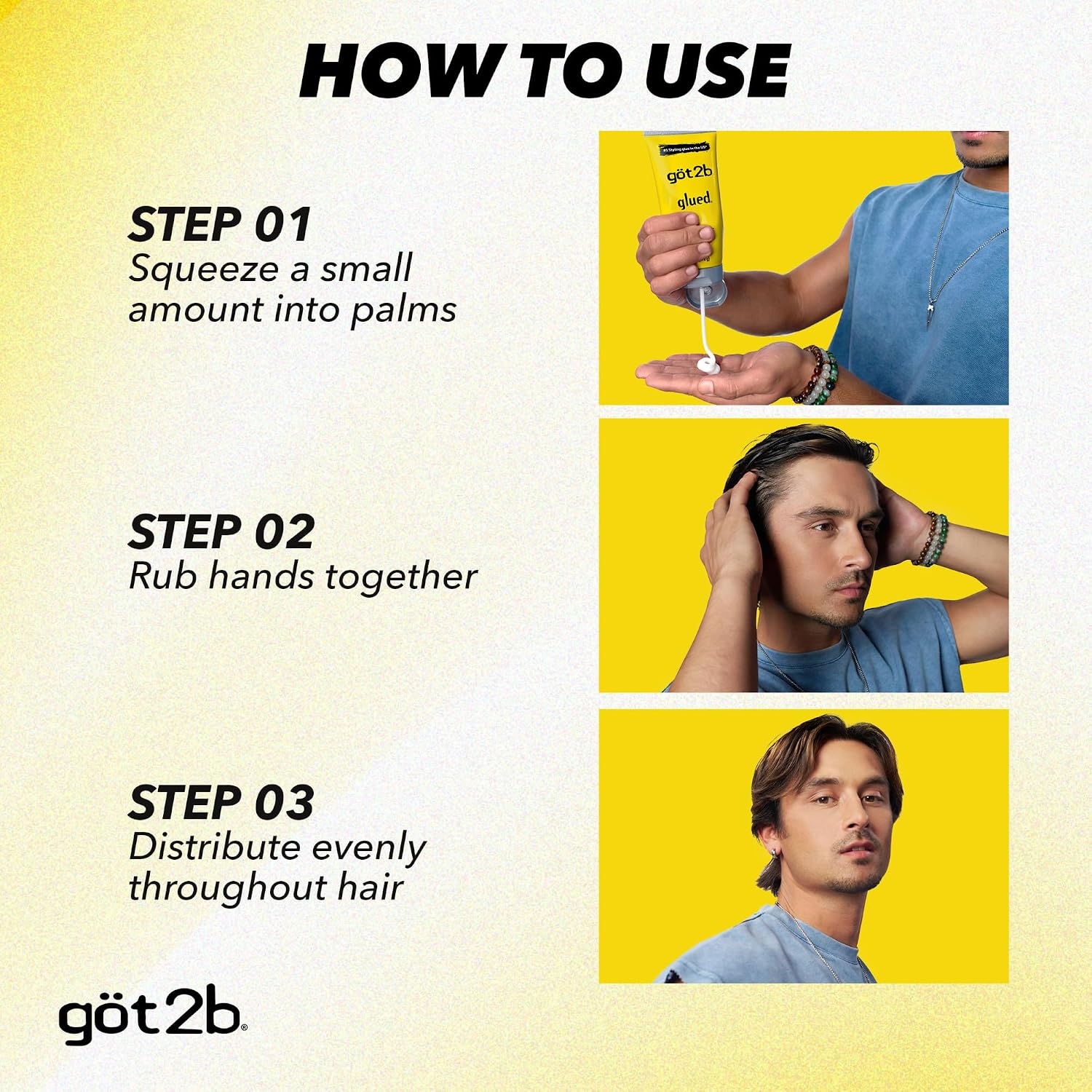 Thumbnail 6 de Got2B MELARQT Glued Styling Spiking Hair Gel, Water-Resistant Hold