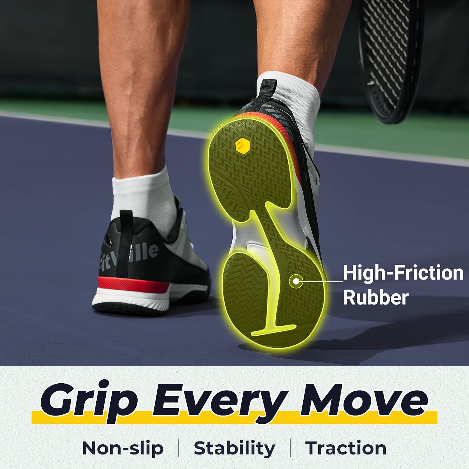 Thumbnail 4 de FitVille Wide Tennis Shoes