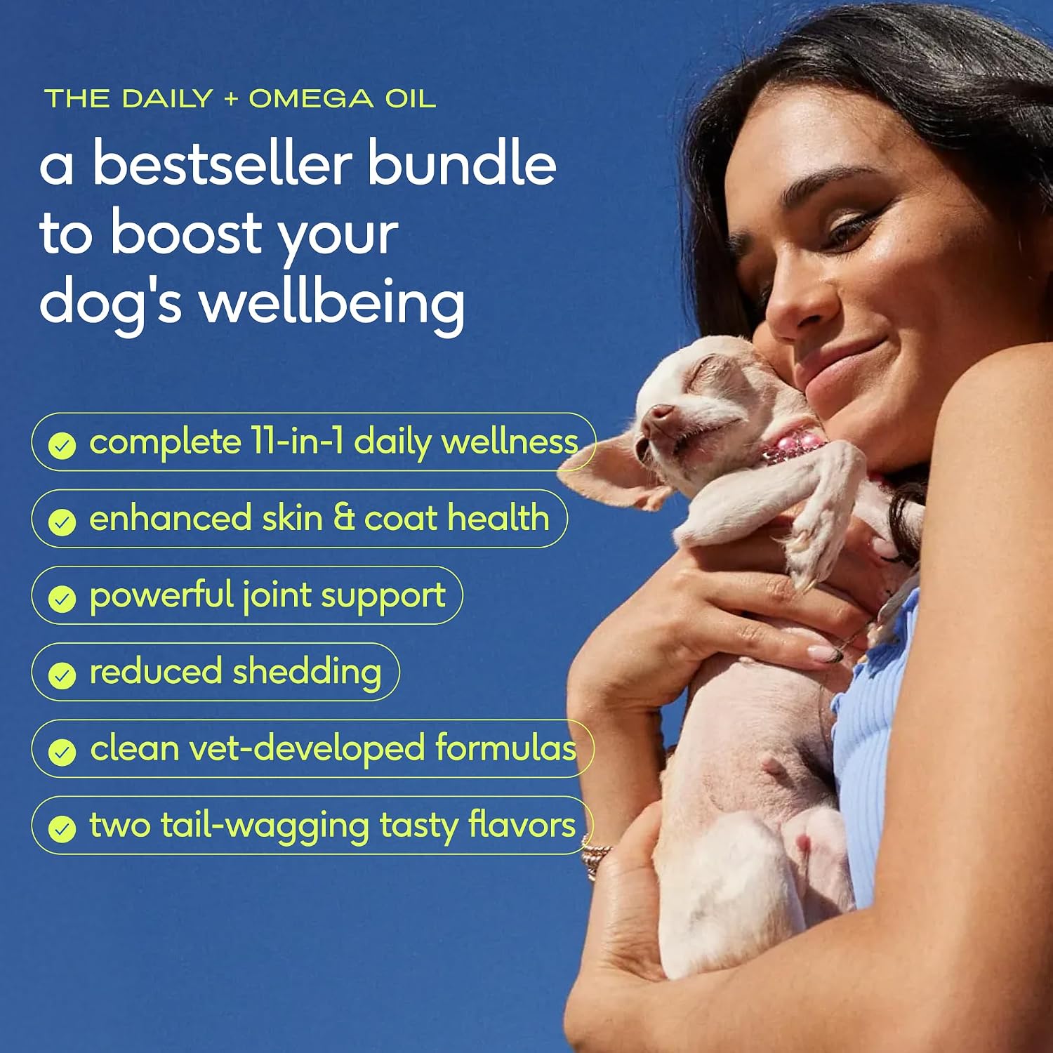 Detalle 2 de Native Pet PB-HERO-01 Daily Wellness Bundle for Dogs with Vitamin Powder and Salmon Oil