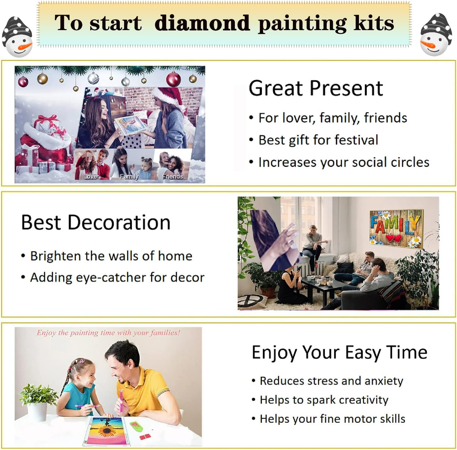 Thumbnail 6 de Diamond Art Kit for Adults, Pumpkin Design