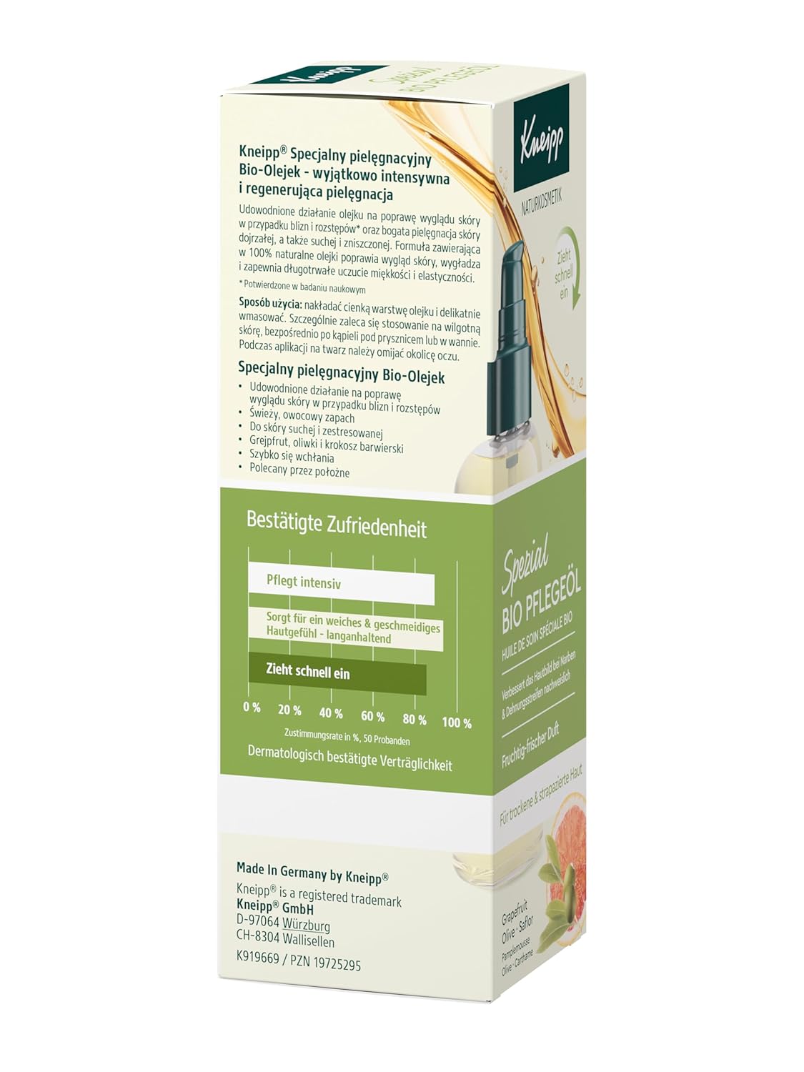 Thumbnail 4 de Kneipp Bio Pflegeöl Spezial – Hautöl für Narben & Dehnungsstreifen (100 ml)