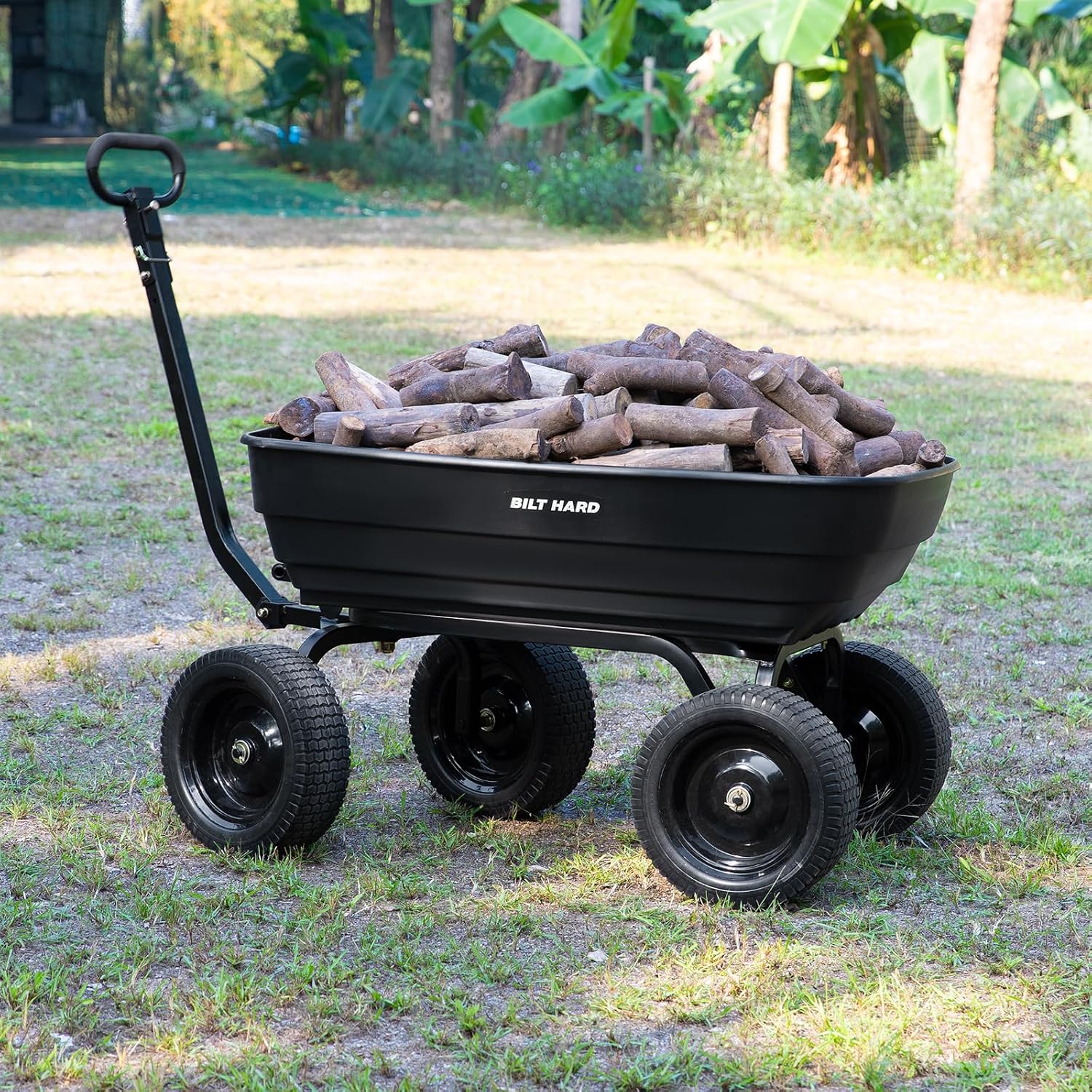 Detalle 1 de BILT HARD Garden Dump Cart, 7 Cu Ft