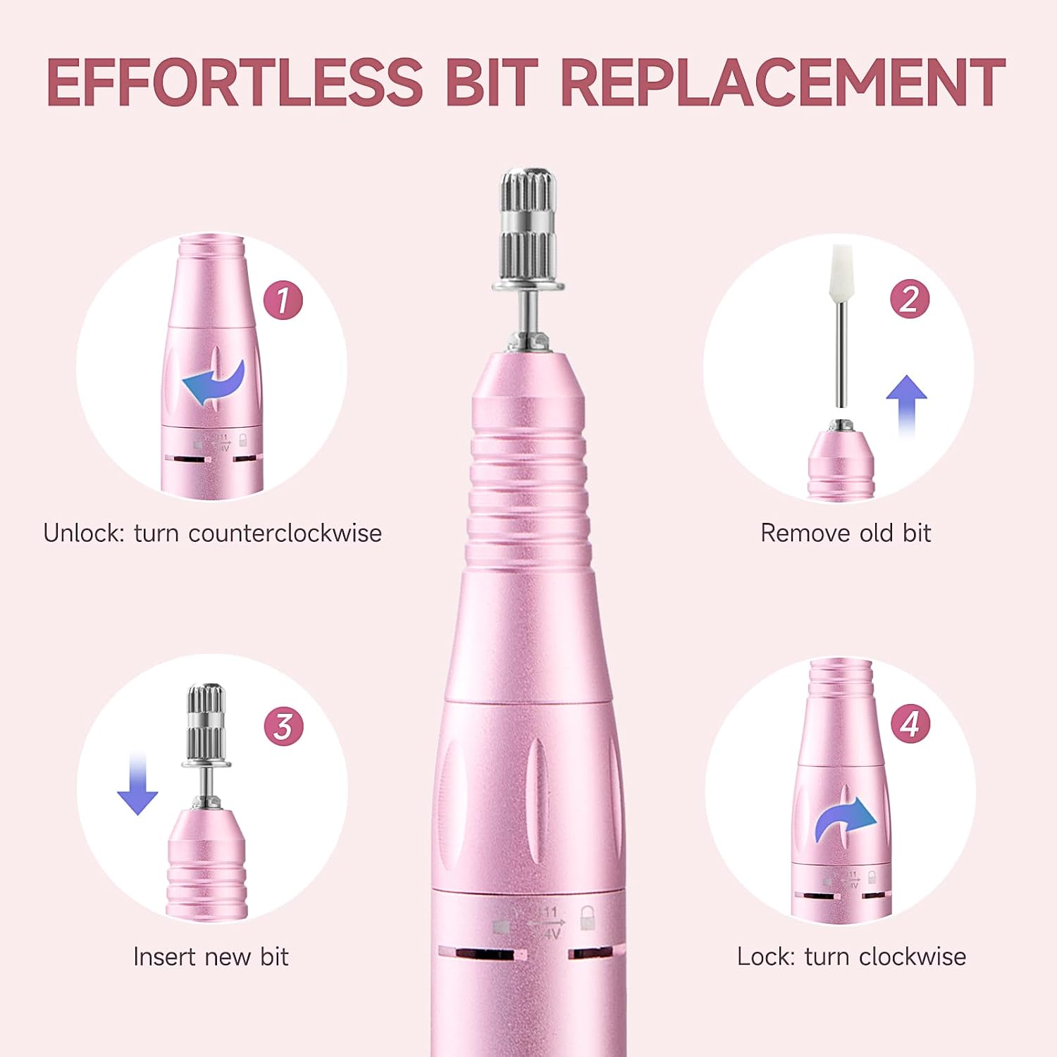 Thumbnail 5 de Professional Nail Drill 45000RPM ๐