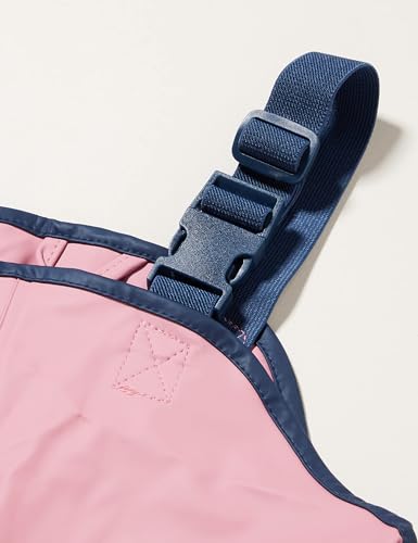 Detalle 2 de Playshoes Matschhose Regenlatzhose Ungefüttert – Unisex Kinder Regenhose Rosa Pastell 80