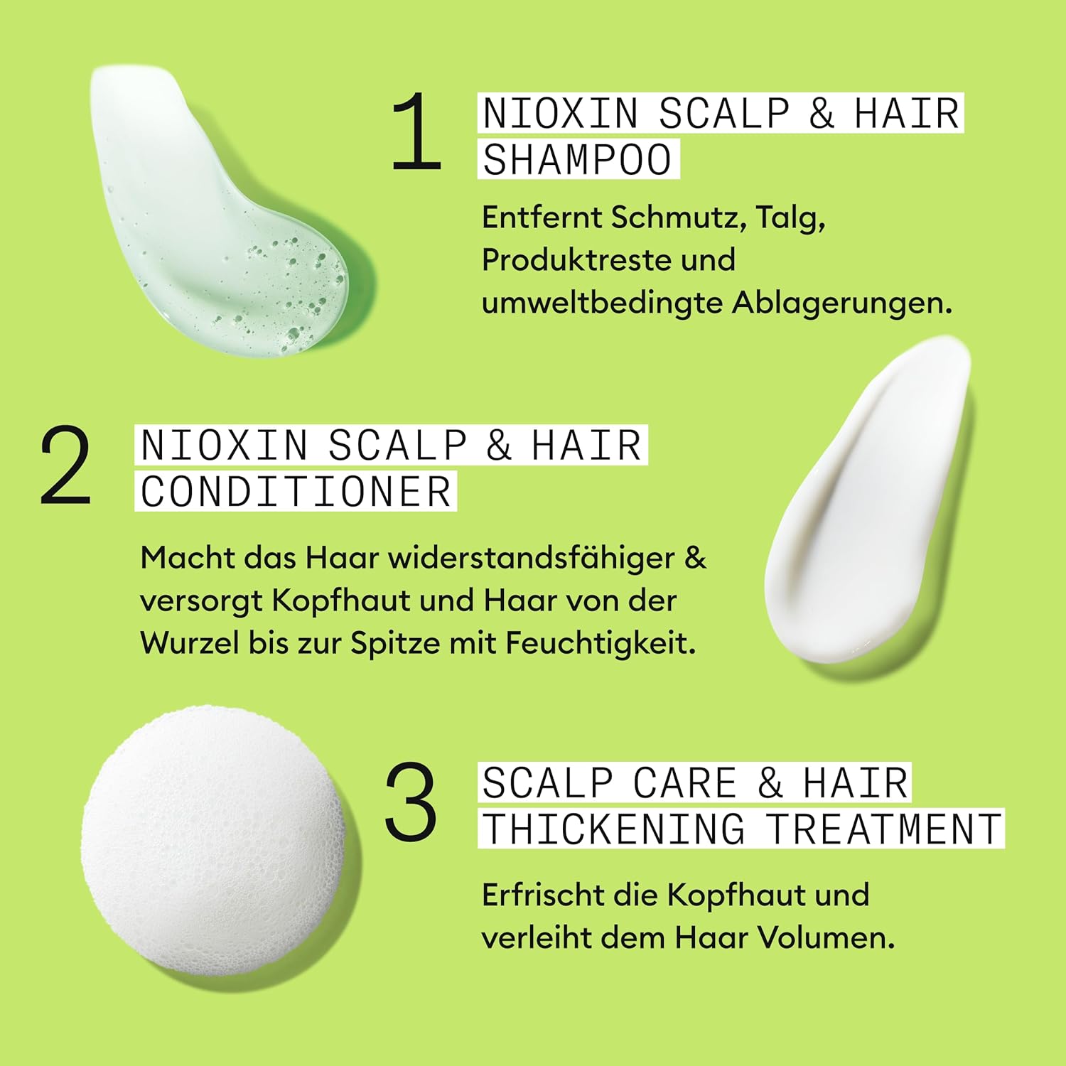 Thumbnail 5 de NIOXIN Scalp + Hair Kit System 2 – Haarpflege-Set für sichtbar dünner werdendes Haar (Shampoo, Conditioner & Scalp Treatment)