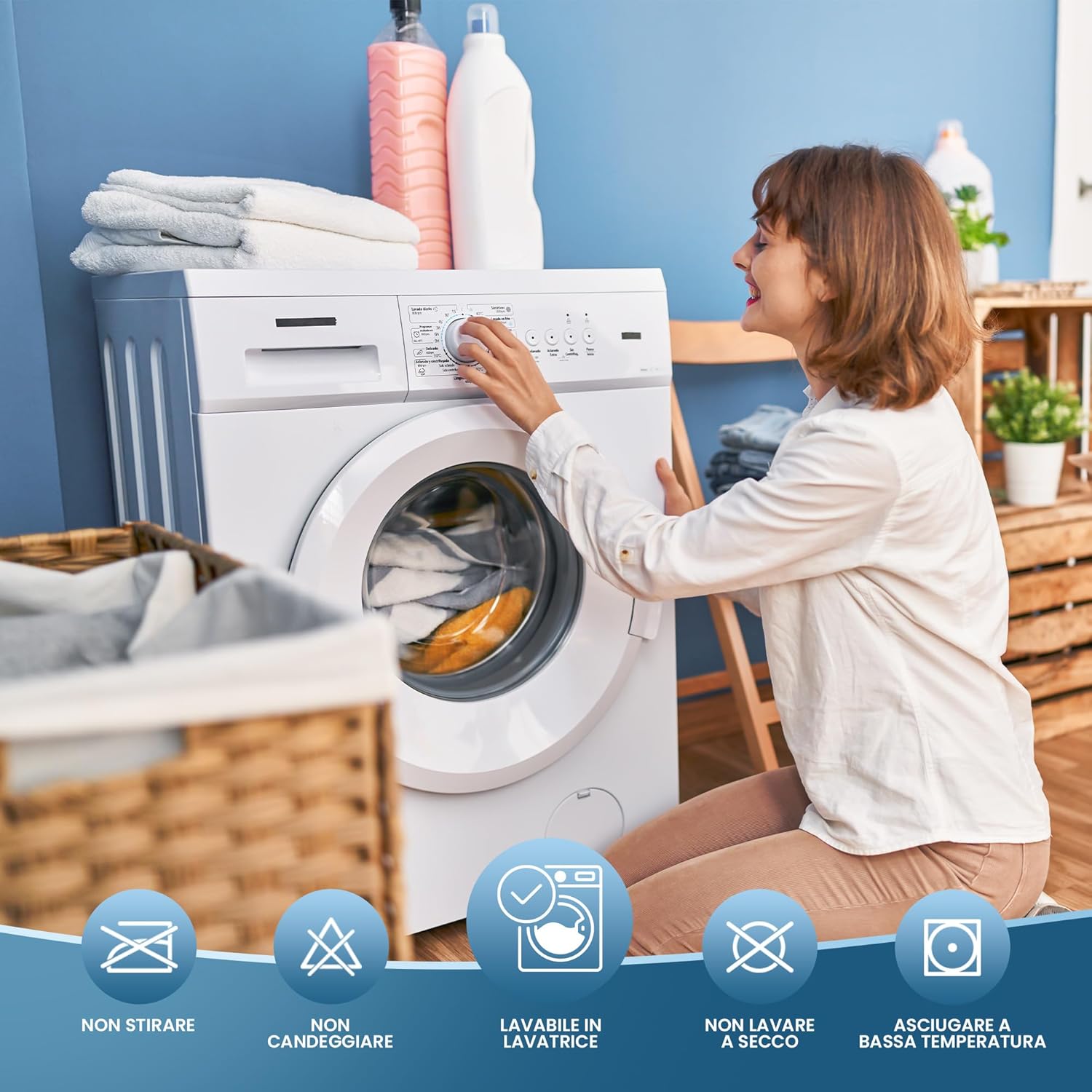 Thumbnail 6 de Coprimaterasso francese impermeabile Utopia Bedding 140 x 190 cm con 4 angoli elasticizzati e certificazione OEKO-TEX