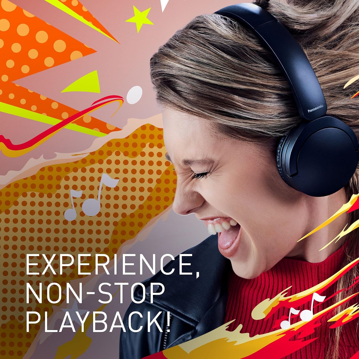 Thumbnail 1 de Panasonic HF630B Wireless Headphones 72h