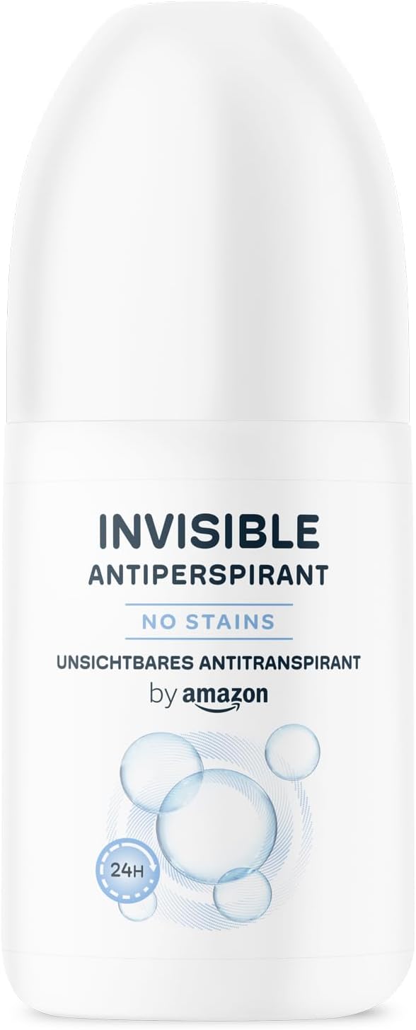 Deodorante roll-on Invisible antitraspirante 75 ml by Amazon
