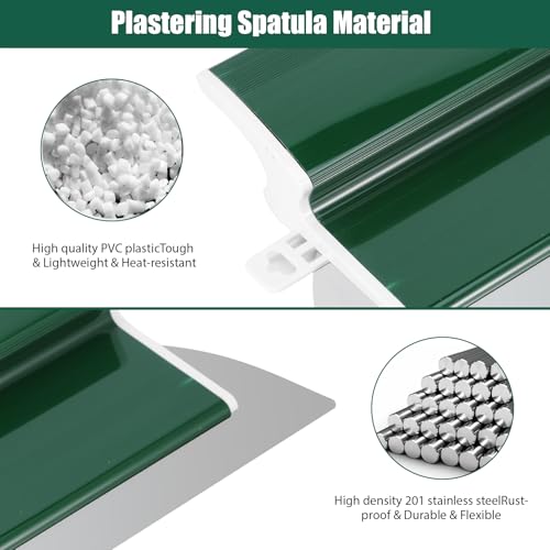 Detalle de Drywall Skimming Blade by ZONJIE (40CM) – High Grade Skimming Drywall Trowel with Z-Shaped Handle