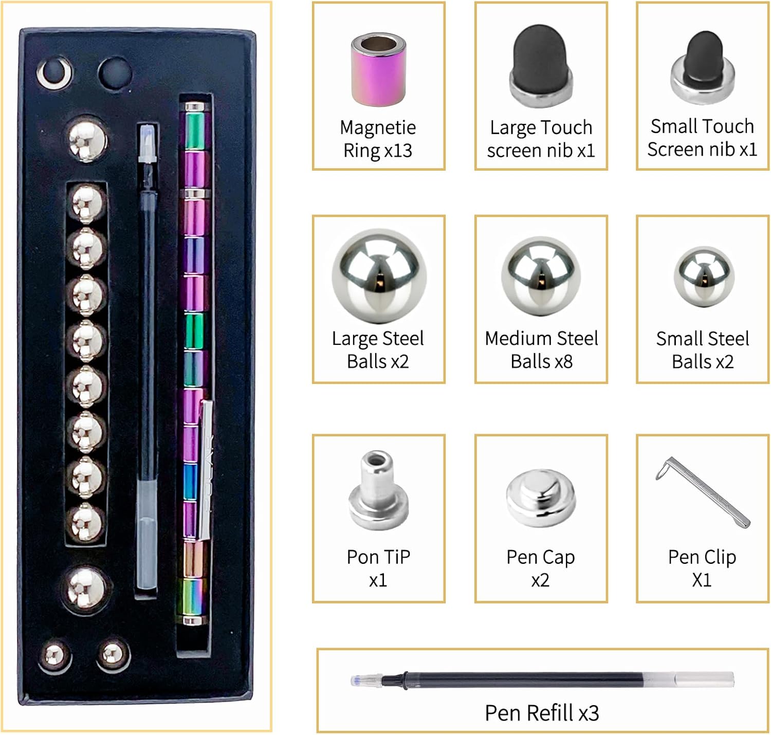 Thumbnail 2 de CNMTCCO Magnetic Fidget Pen for Teens 🖊️