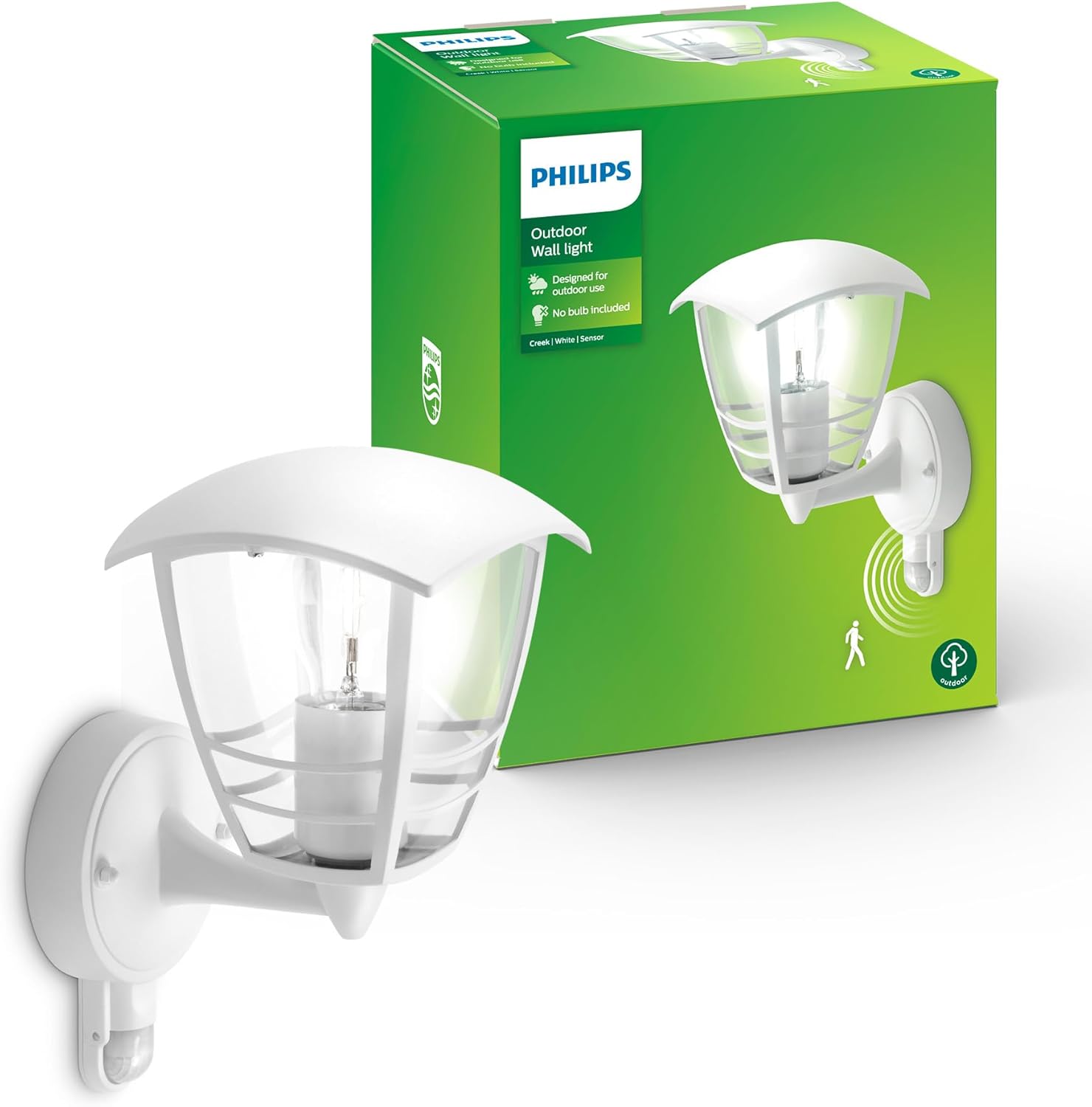 Thumbnail 6 de Philips Lighting Lampada da parete Creek, per esterni con luce bianca calda