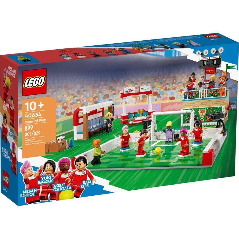 Thumbnail 3 de LEGO 40634 Iconos del Juego: 899 piezas y 15 minifiguras para fans del fútbol