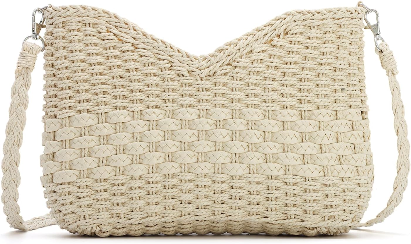 Detalle de Freiesoldaten Handmade Straw Crossbody Pocketbook Bag