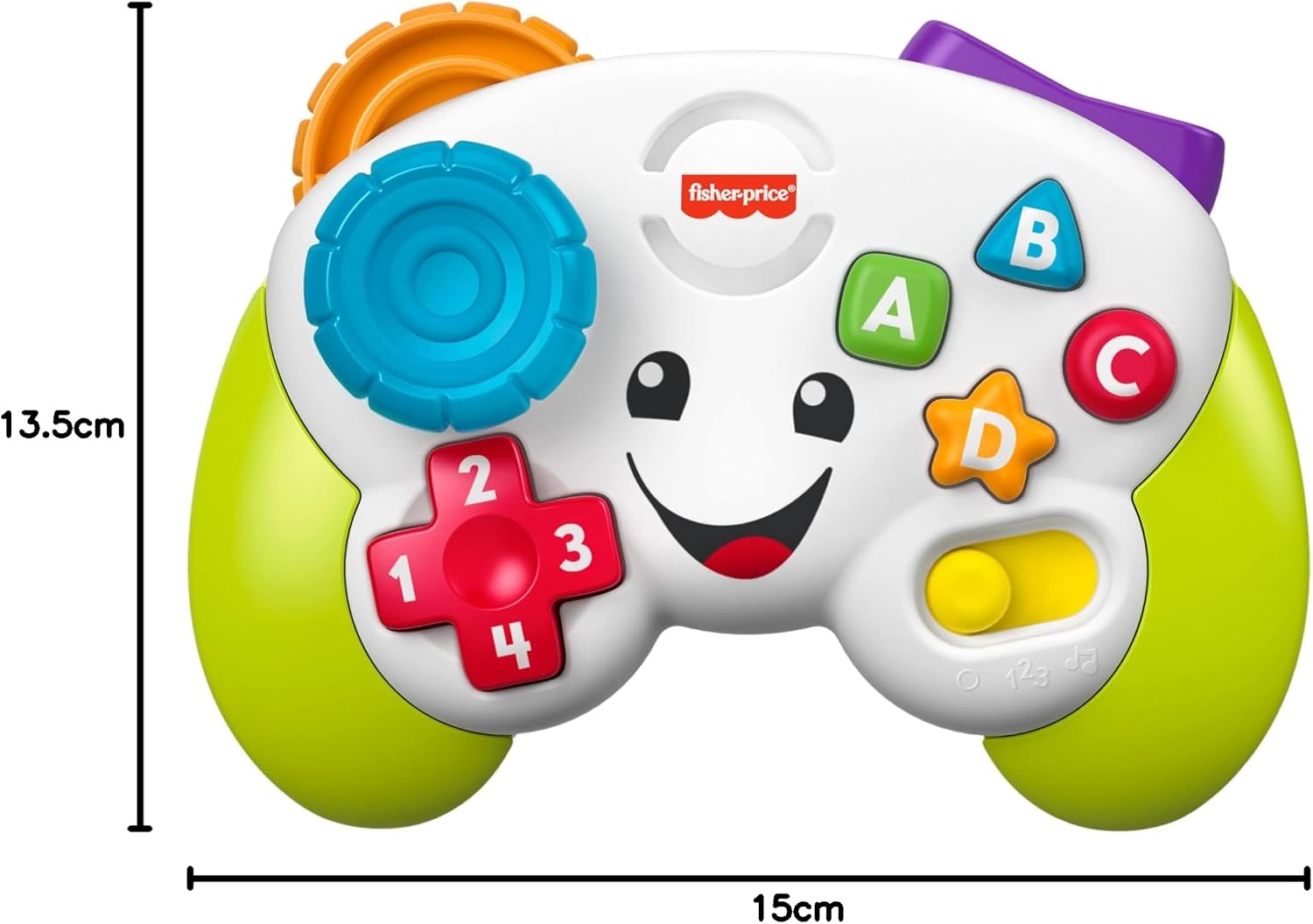 Thumbnail 6 de Fisher-Price JFH38 バイリンガル・ゲームコントローラー 数字・文字・色・形を音声で学べる
