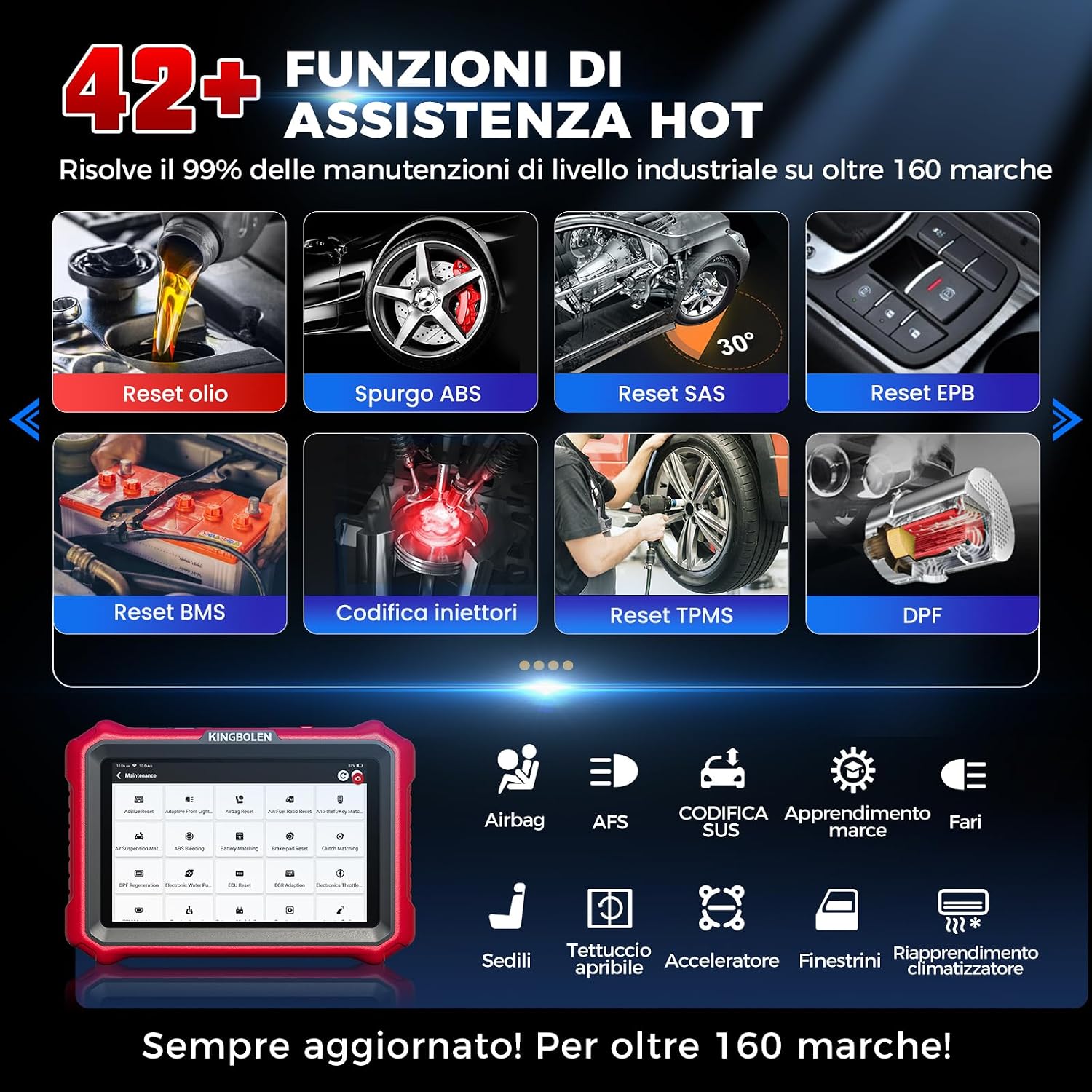 Thumbnail 4 de KINGBOLEN K8 Pro Diagnosi Auto 8 pollici