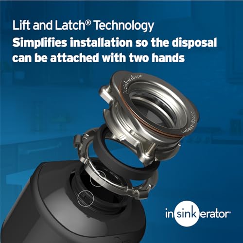 Detalle de InSinkErator Badger 5 Garbage Disposal with Power Cord: 1/2 HP, Continuous Feed