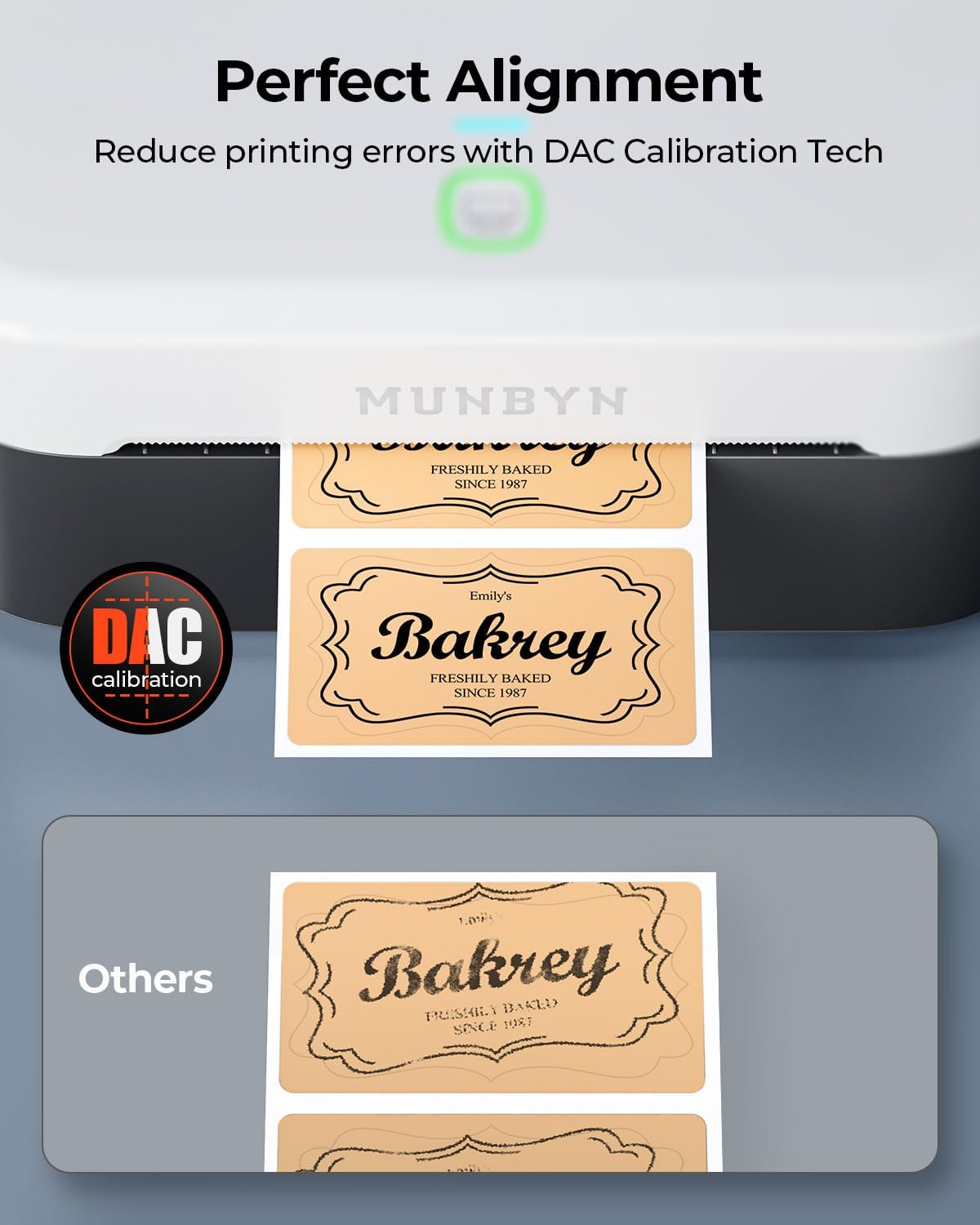 Detalle de MUNBYN 4x6 Bluetooth shipping label printer
