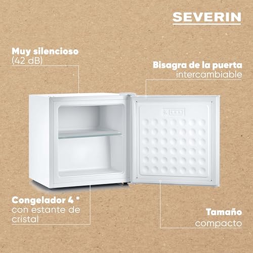 Detalle 2 de Mini Freezer Severin 32L White: compacto, silencioso y versátil para cocinas pequeñas