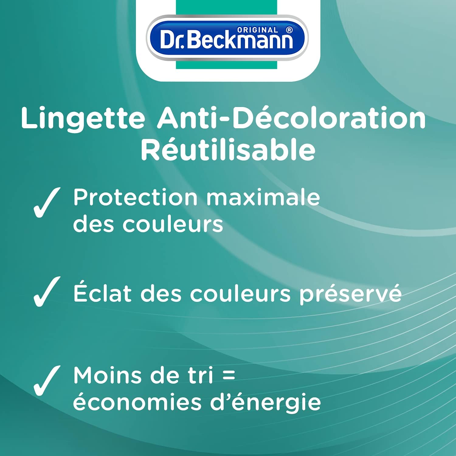 Thumbnail 3 de Dr. Beckmann Lingette Anti-Décoloration Réutilisable (Lot de 2) – Protection contre la décoloration et maintien de l'éclat