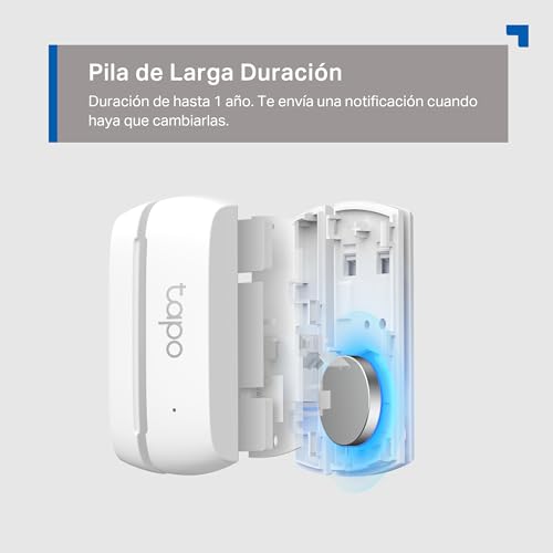 Detalle de Tapo TP-Link T110: Sensor de Contacto Inteligente para Puertas y Ventanas (Requiere Tapo Hub)