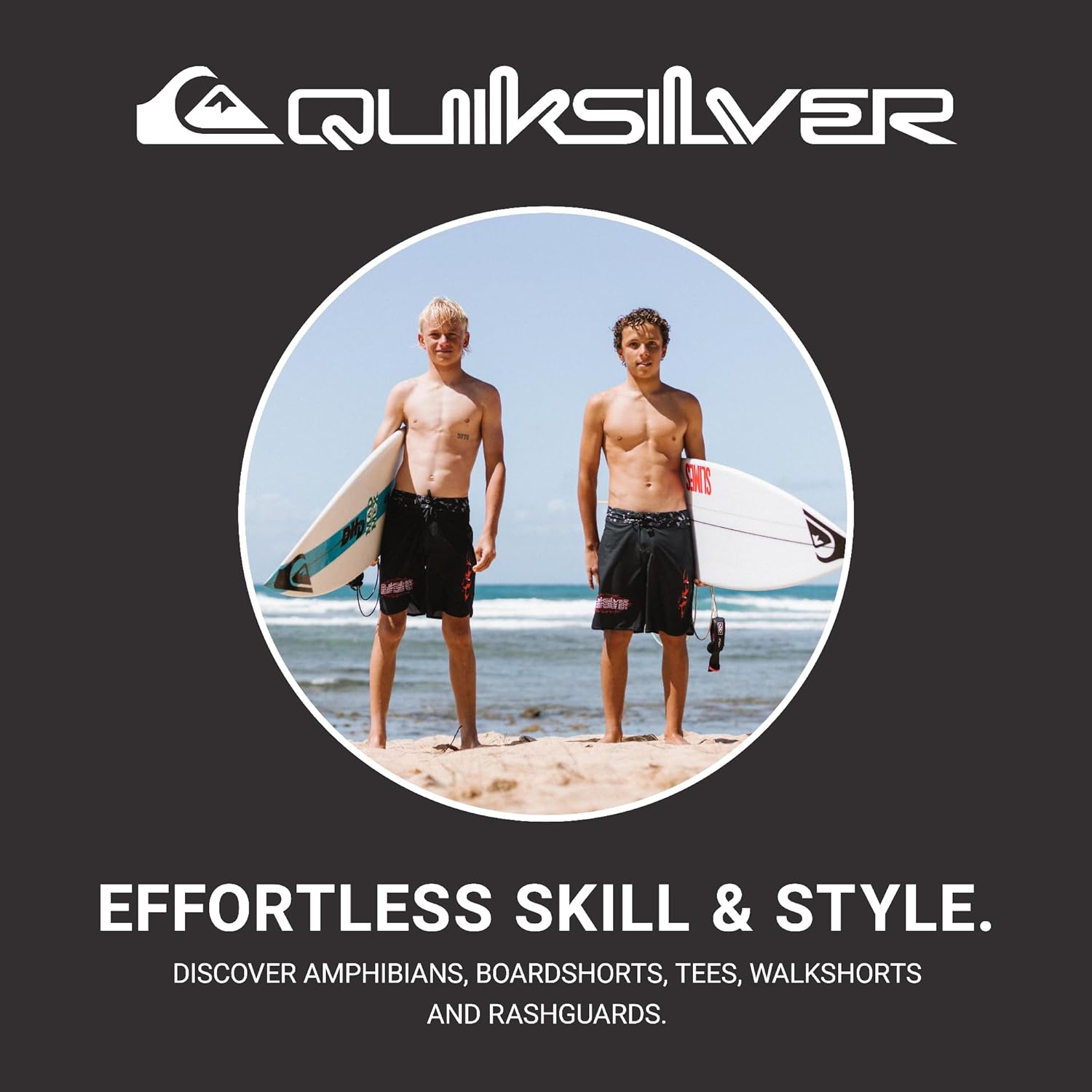 Thumbnail 6 de Quiksilver Boys' Short Sleeve Rashguard Surf Shirt with UPF 50+ Sun Protection