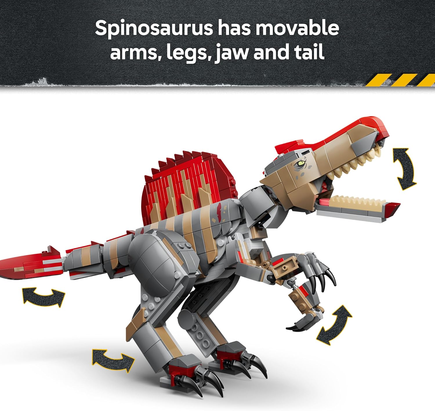 Thumbnail 3 de LEGO Jurassic World 77982 Spinosaurus Dinosaur Escape set, 820 pieces