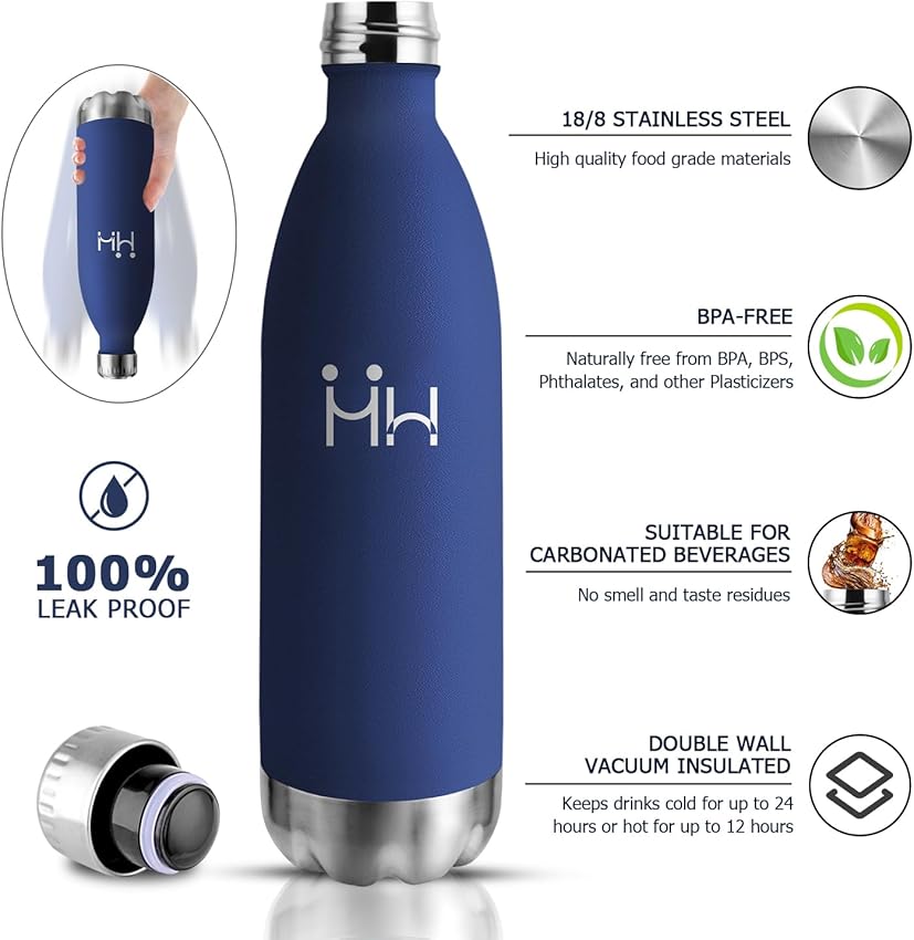 Thumbnail 1 de Botella Termica 1L Acero Inoxidable para Agua sin BPA