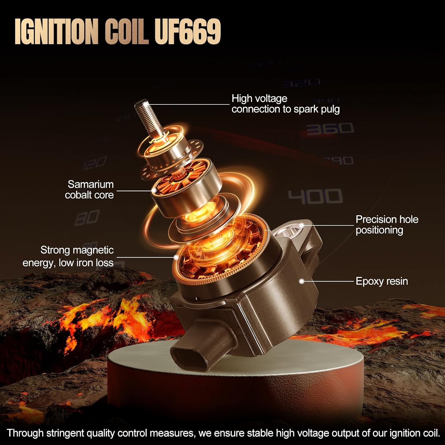 Thumbnail 3 de SYKRSS UF669 Ignition Coil Pack for Chevy 1.4L