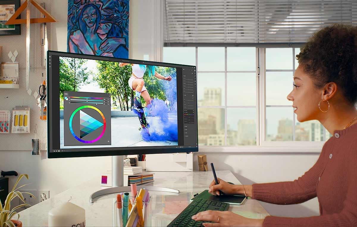 Thumbnail 3 de LG Ultrafine 32UQ850V-W.AEU : Écran PC 4K 32" IPS HDR400 et USB-C 90W