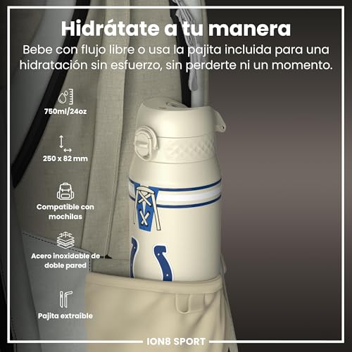 Detalle 2 de ion8 NFL Indianapolis Colts Botella térmica 750 ml 💧