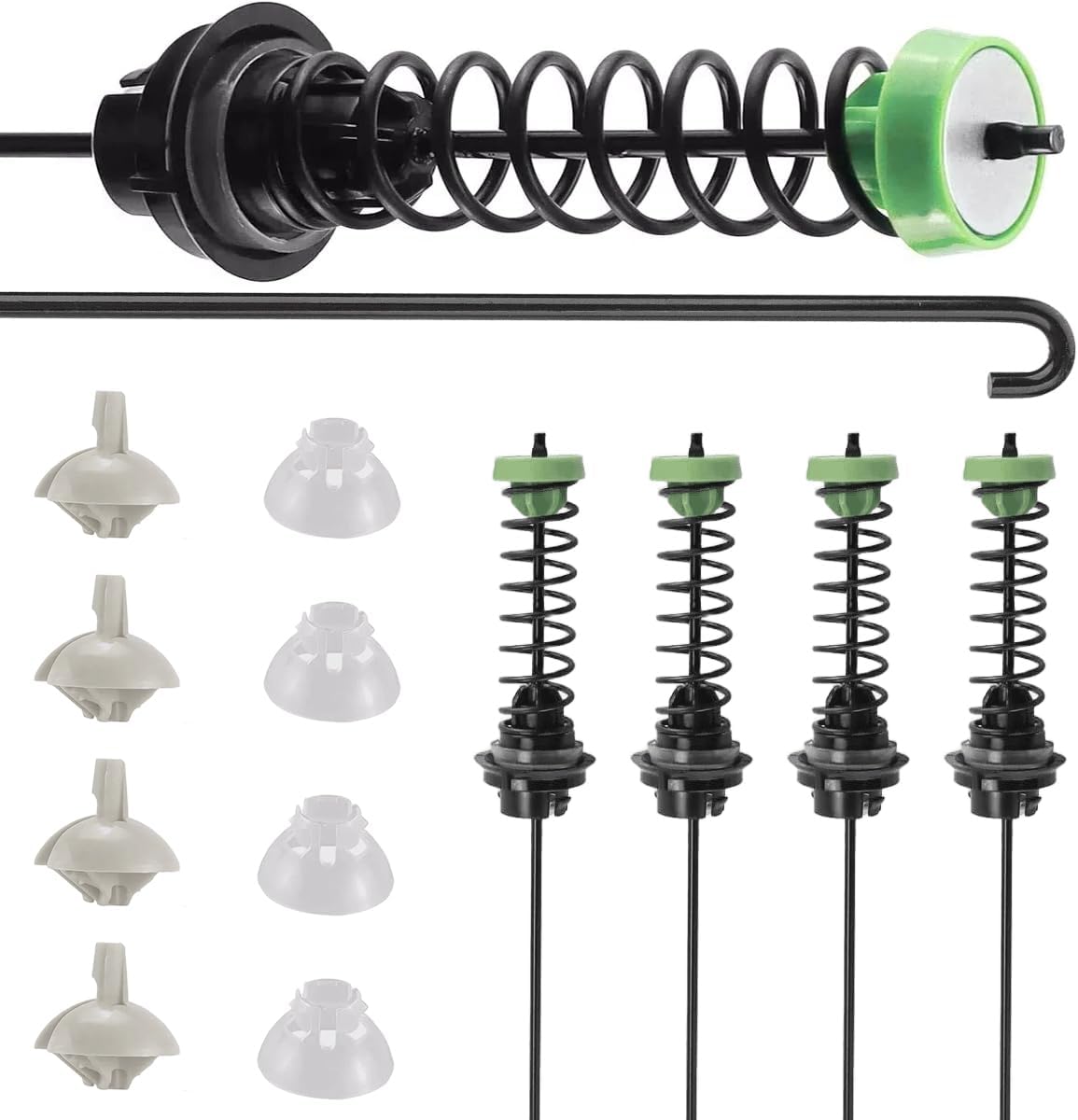 Detalle de Generic W11130362 Washer Suspension Rod Kit with 4 Rods, Balls and Bushings