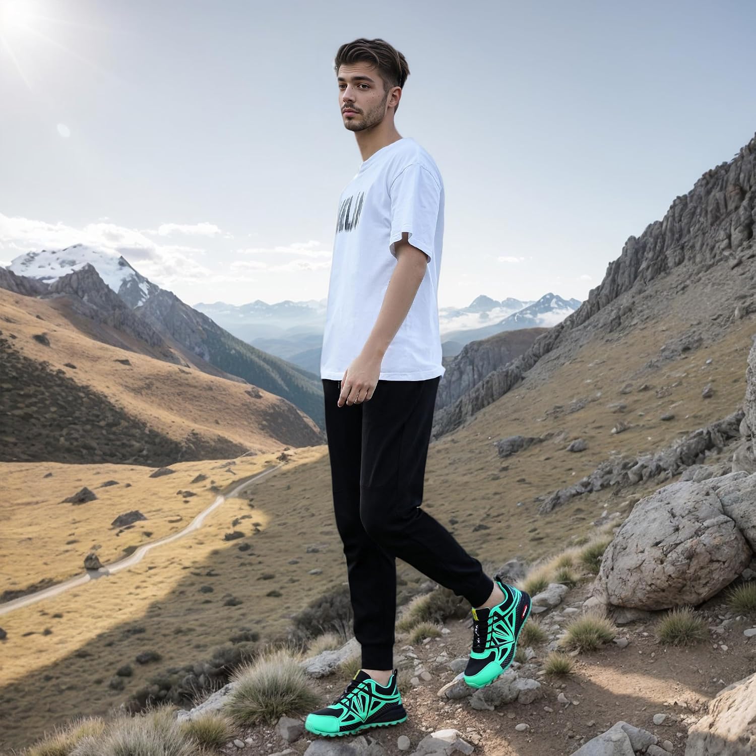 Thumbnail 6 de VENROXX Traillaufschuhe Herren – leichte, atmungsaktive Outdoor-Wanderschuhe mit rutschfester Sohle (Gr. 39–48)