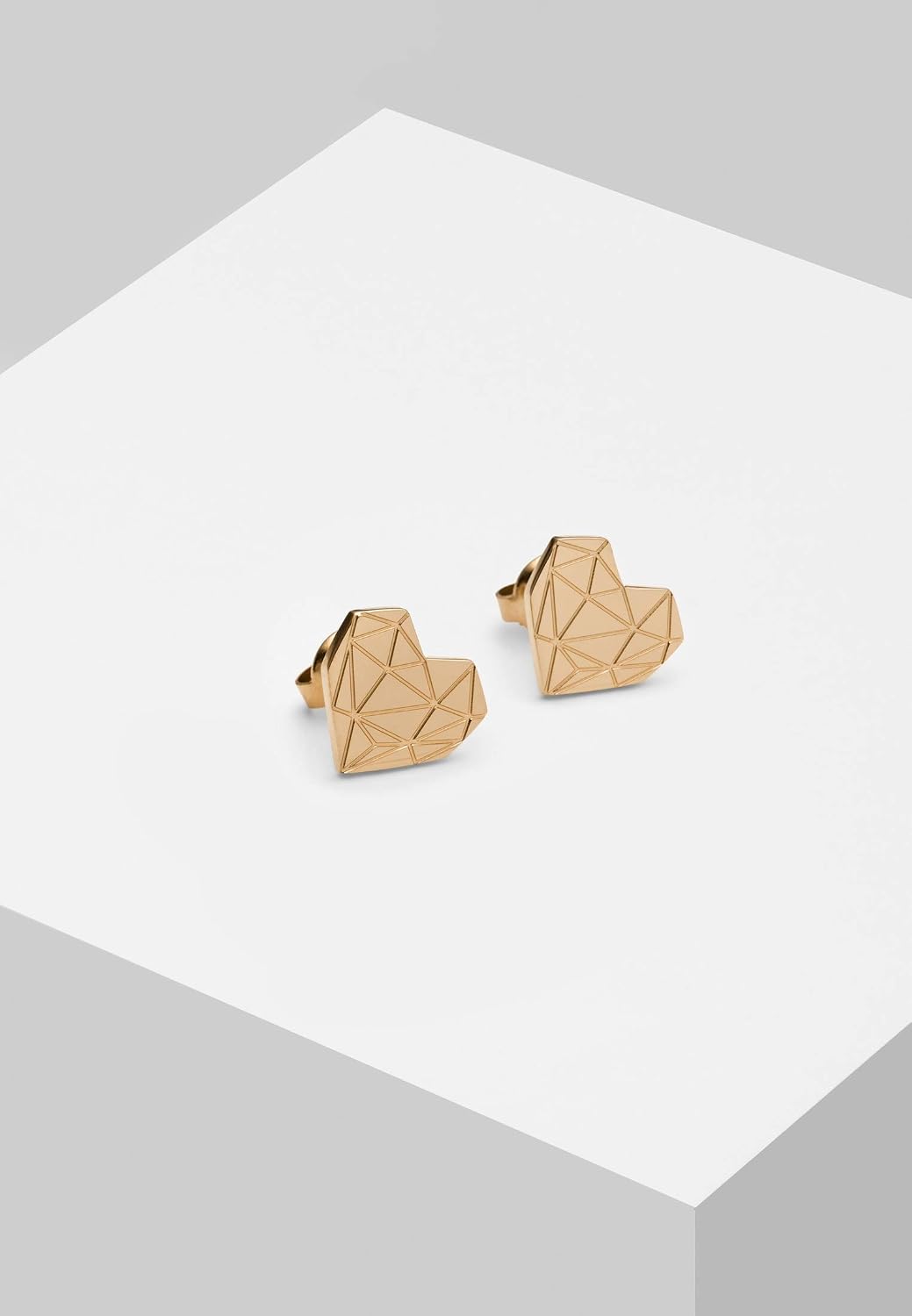 Detalle 2 de LIEBESKIND BERLIN Damen-Ohrstecker Edelstahl (roségold) – 11 mm, Steckverschluss