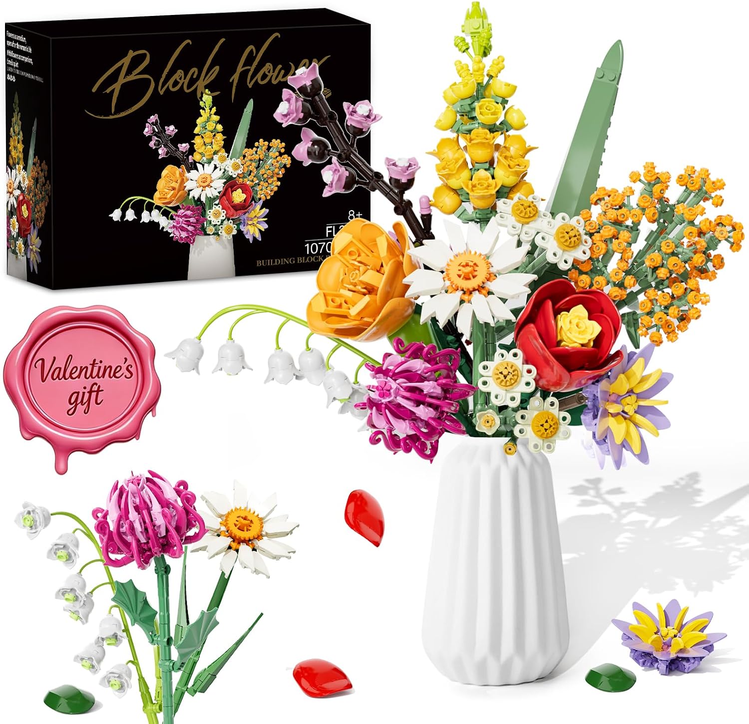 Detalle de Blumenstrauß Bausatz 1070 Teile
