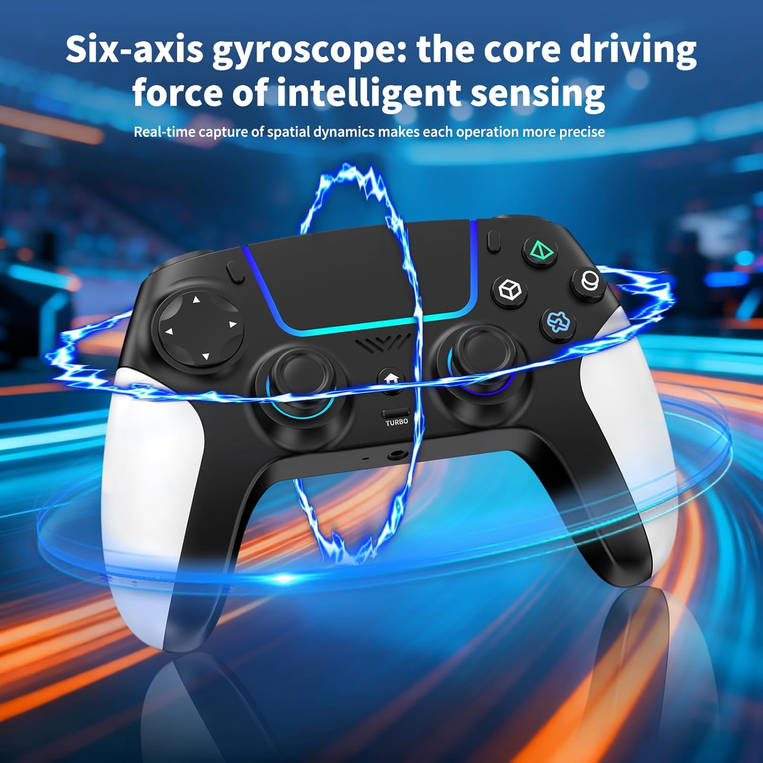 Thumbnail 5 de PS5 Wireless Controller RGB LED Turbo