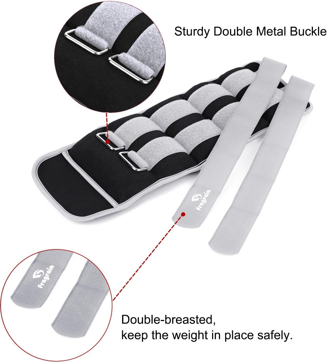 Thumbnail 4 de Ankle Weights 1–3 kg Pair for Strength Training