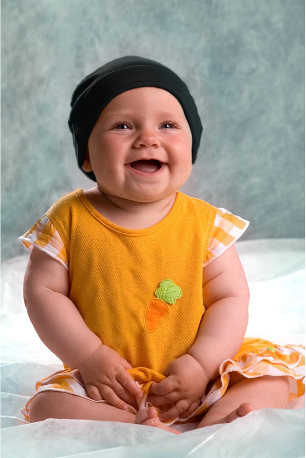 Detalle de DRESHOW 5 Pack Unisex Baby Hats: Cotton Knit Skull Caps for 6–60 Months