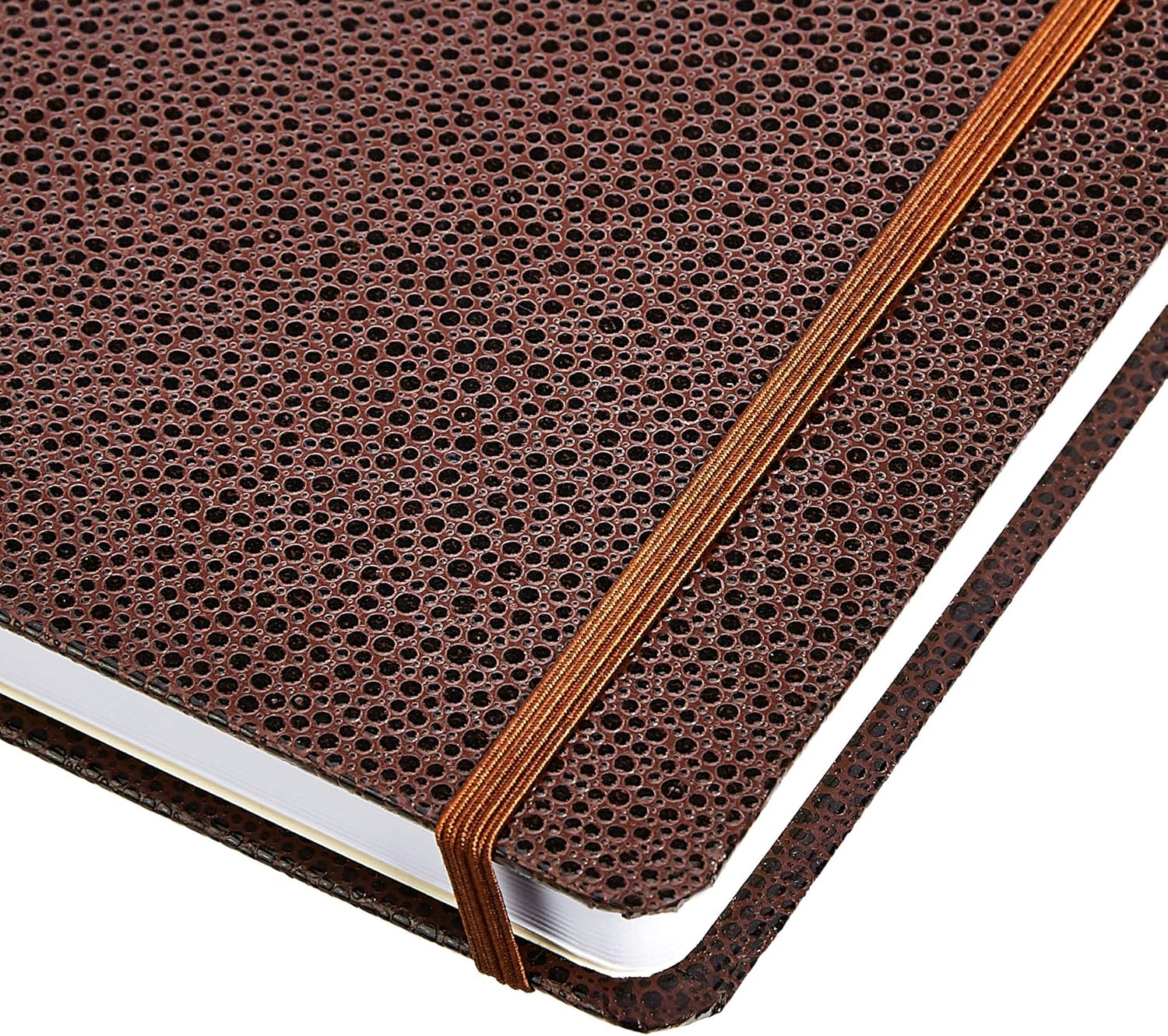 Detalle de Amazon Basics Carnet Ligné, Lot de 2 – Noir / Marron