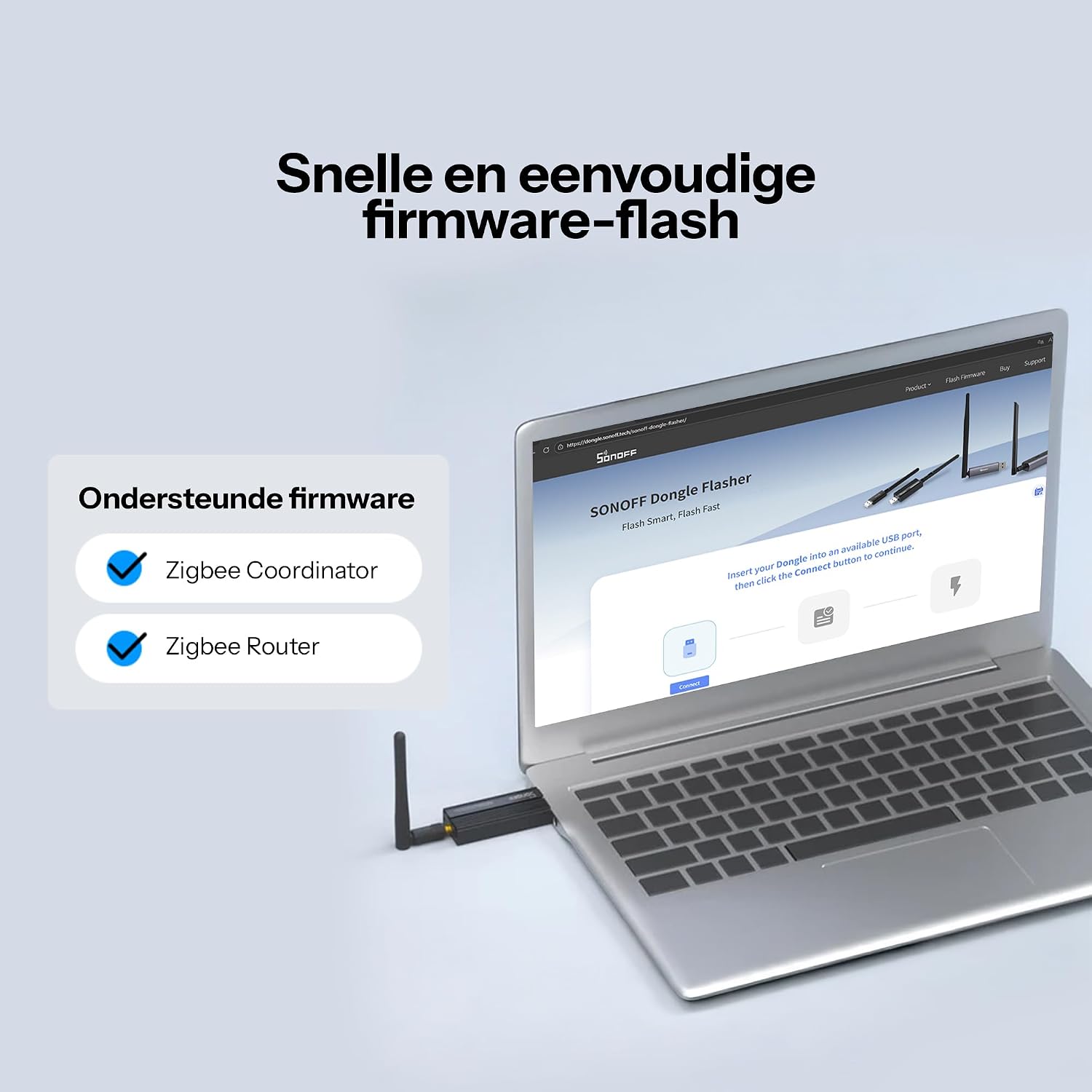 Thumbnail 5 de SONOFF Zigbee 3.0 USB Dongle Plus Zigbee‑Stick