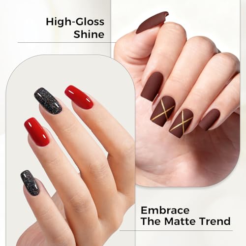 Detalle 2 de TOMICCA Base Coat + Top Coat Matte Kit 3×8 ml