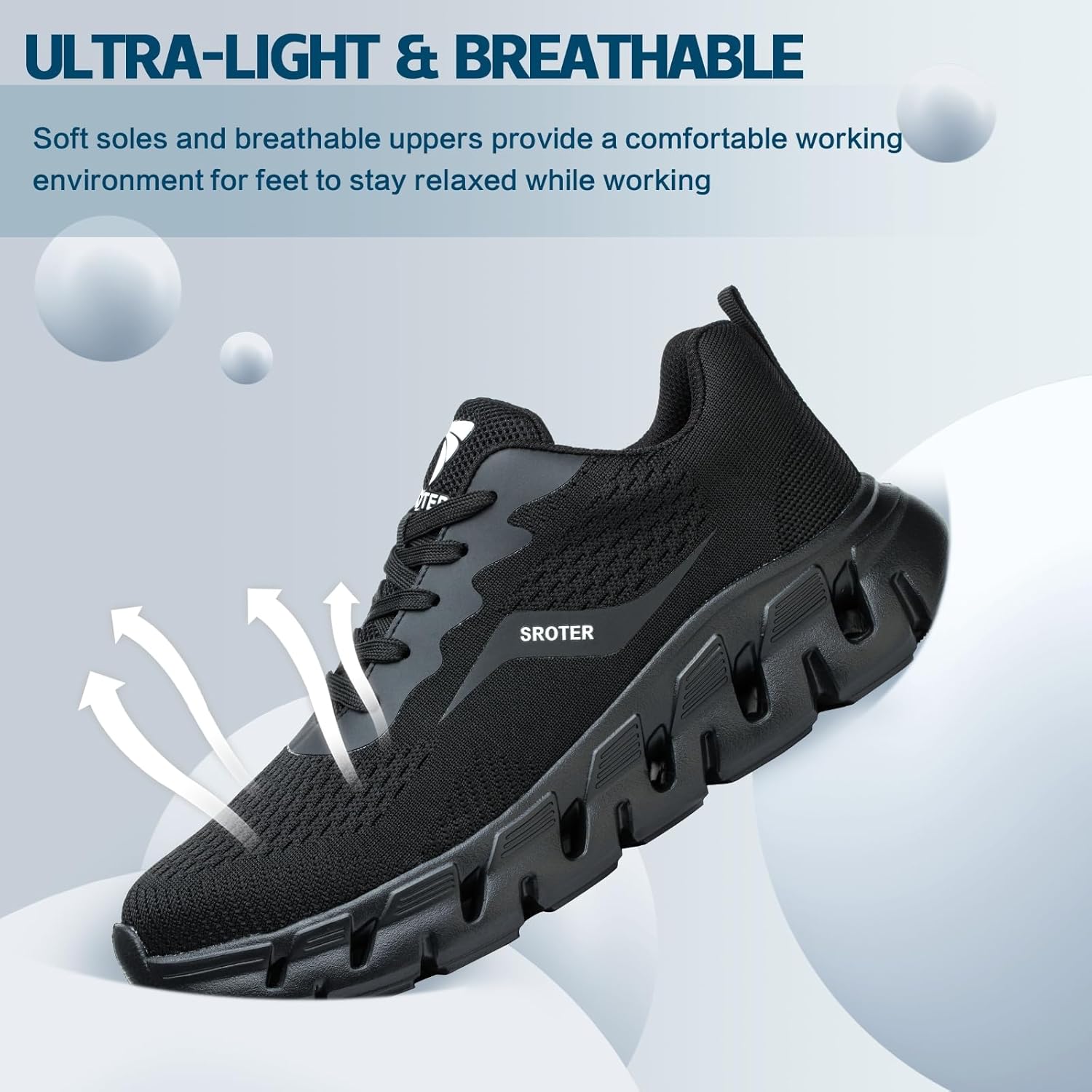 Thumbnail 5 de Steel Toe Cap Trainers Safety Trainers Lightweight safety shoes 👟