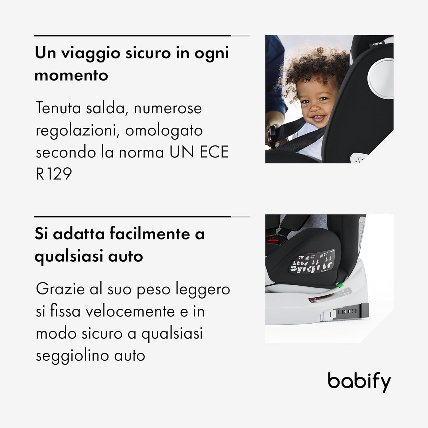 Thumbnail 5 de Babify Onboard seggiolino auto 360°