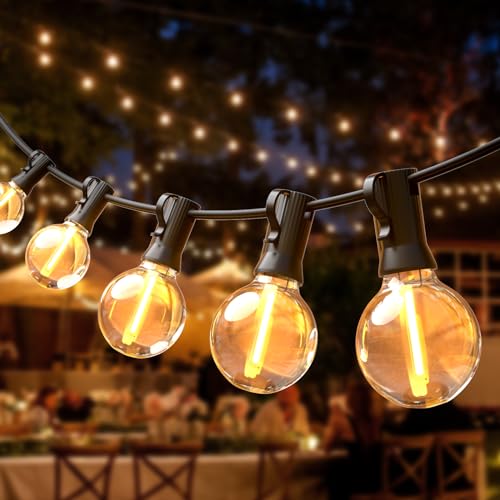 Detalle de SON4SUN Guirlande lumineuse extérieure 10 m | 28 LED G40, IP44, connectable