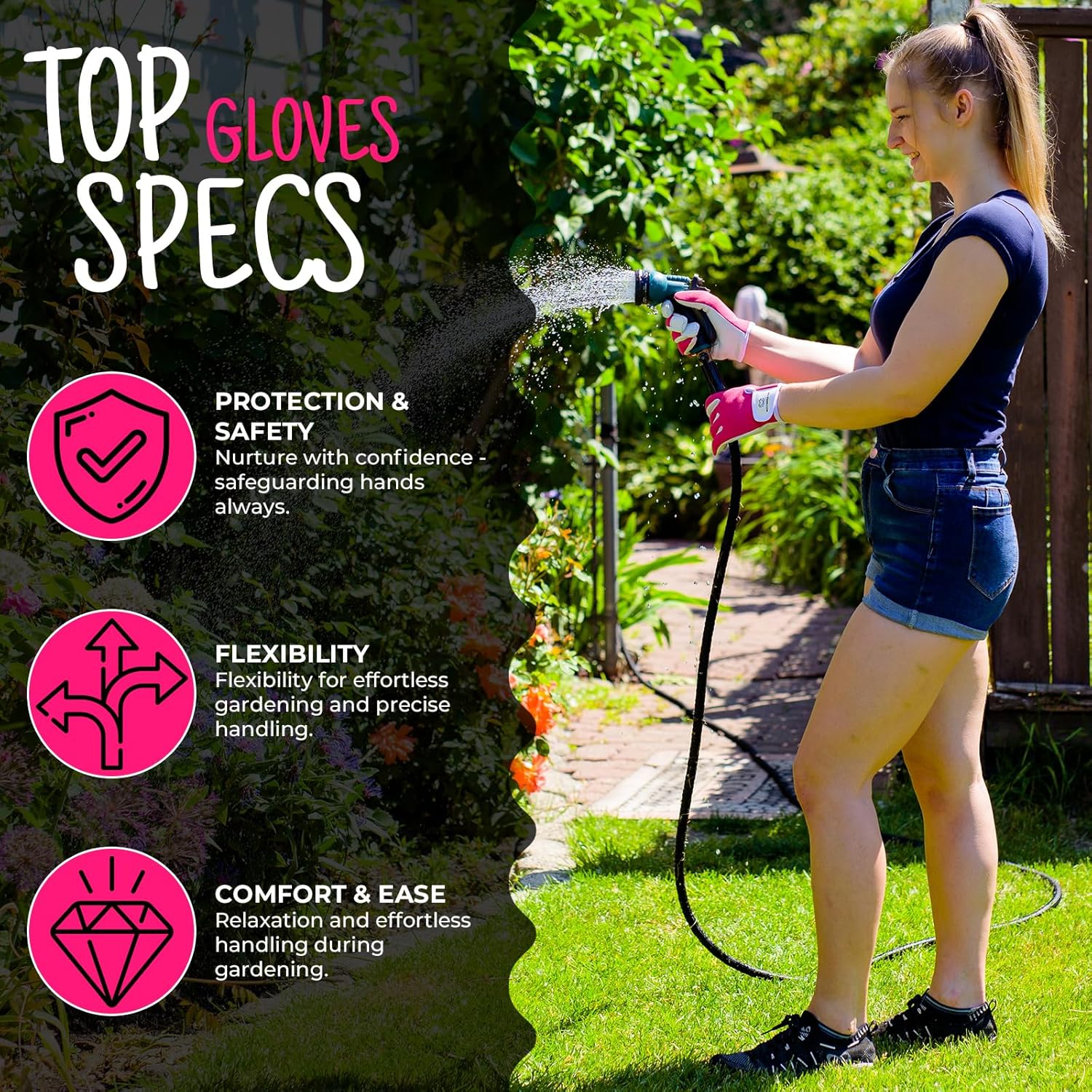 Thumbnail 5 de WESTWOOD FOX Thorn‑proof Leather Gardening Gloves M